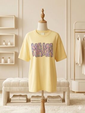 Comfort Colors “MAMA” Sequin Tee – 3X